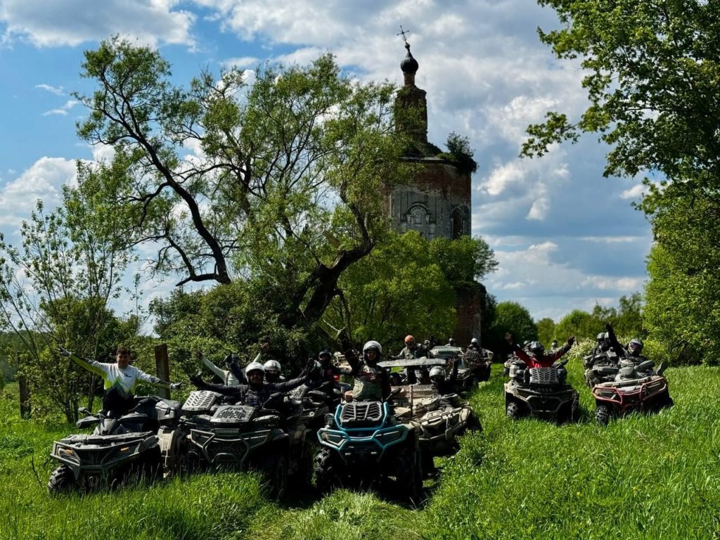 Путешествие вместе с ATVARMOR CLUB в усадьбу Степановское-Волосово на берегу реки Шоша